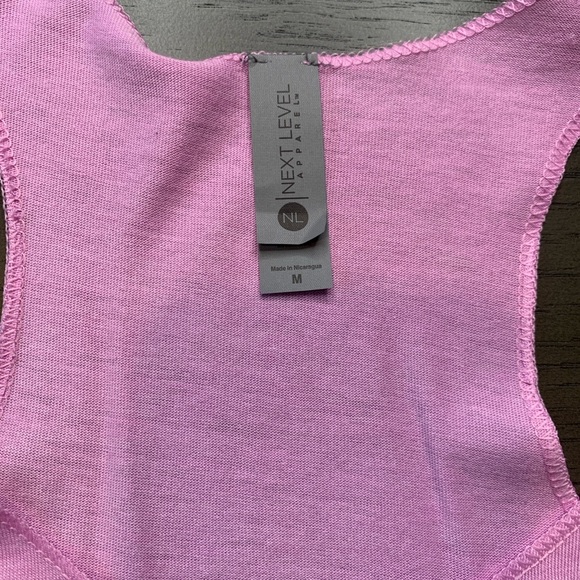 Next Level Apparel Lilac Racerback Tank | Women Don’t Owe You Shit | Medium - Picture 2 of 3